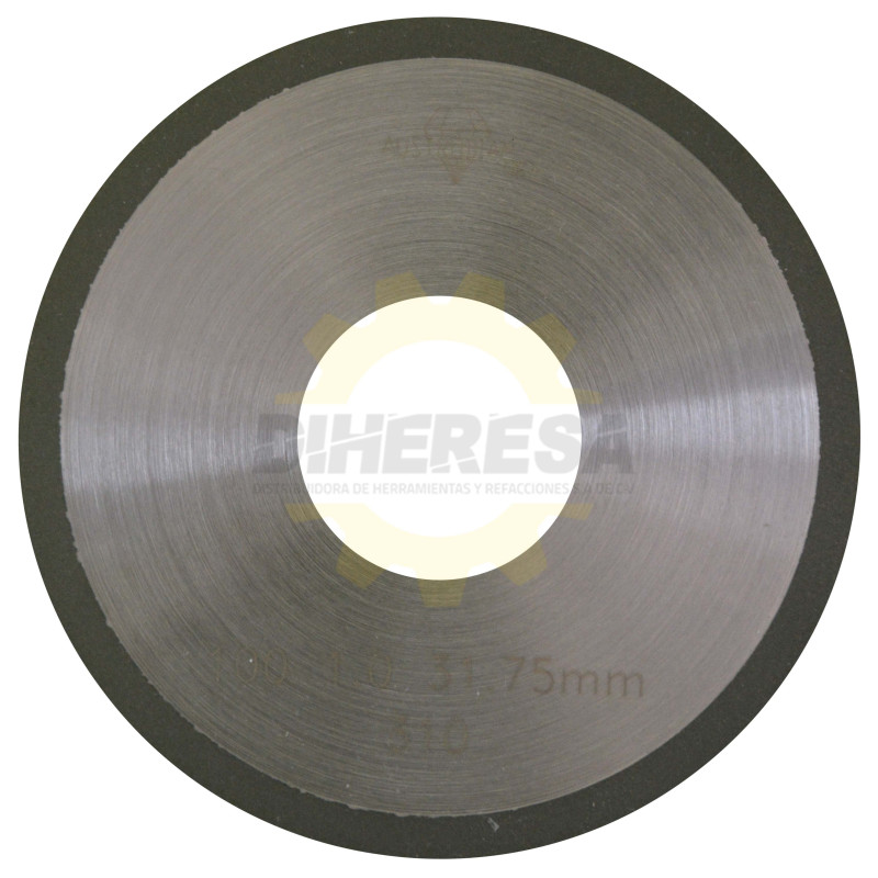 Austromex 310 Rueda de diamante superabrasiva 1A1R Chip-cut Concentración 100 Austromex 310 Rueda de diamante superabrasiva 1A1R Chip-cut Concentración 100