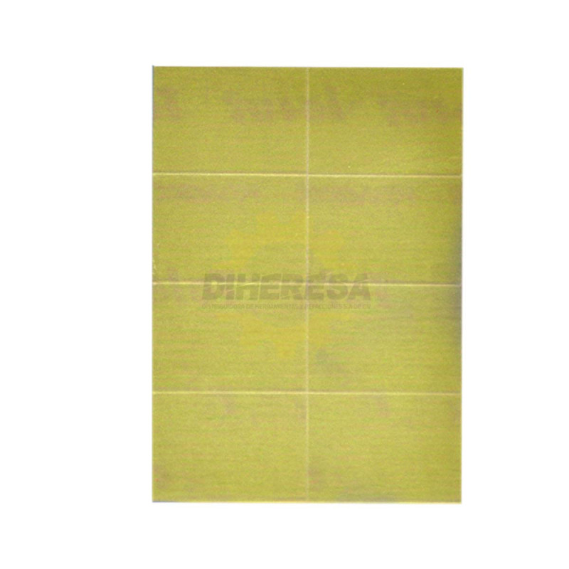 Austromex 3210 Hoja De Lija Psa 70x114 Mm Kovax Amarillo G800