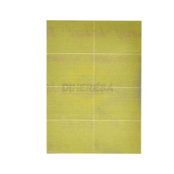 Austromex 3210 Hoja De Lija Psa 70x114 Mm Kovax Amarillo G800