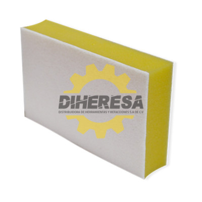 Austromex 3218 Respaldo rectangular super flexible para hoja de lija de 75 x 130 mm