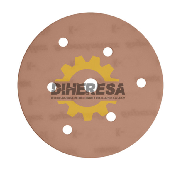Austromex 3240 Disco de lija SUPER ASSILEX de 125mm de diámetro con 7 hoyos, grano 240K.
