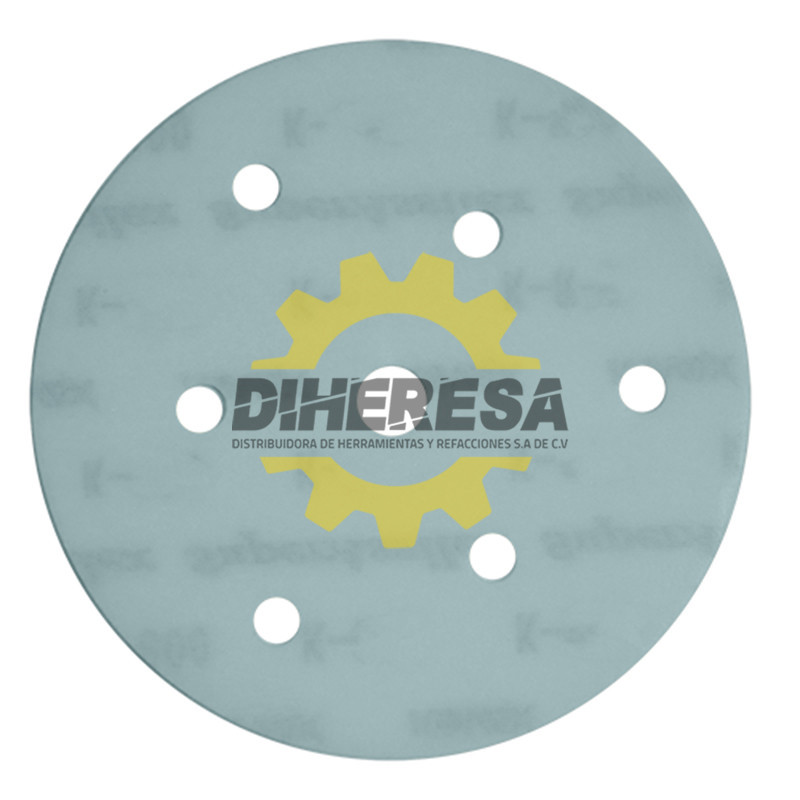 Austromex 3242 Disco de lija SUPER ASSILEX de 125mm de diámetro con 7 hoyos, grano 400K. Austromex 3242 Disco de lija SUPER ASSILEX de 125mm de diámetro con 7 hoyos, grano 400K.