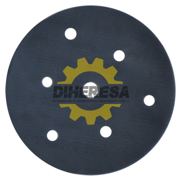 Austromex 3247 Disco de lija SUPER BUFFLEX de 125mm de diámetro con 7 hoyos, grano 3000K.