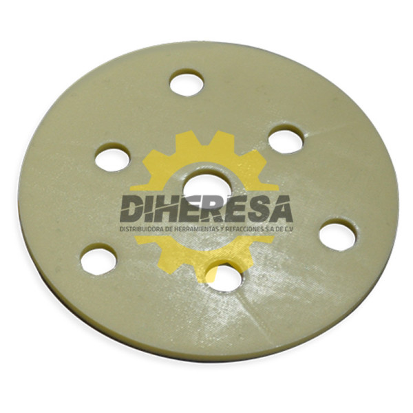 Austromex 3249 Inter respaldo perforado duro de 121 mm de diámetro para discos SUPER ASSILEX