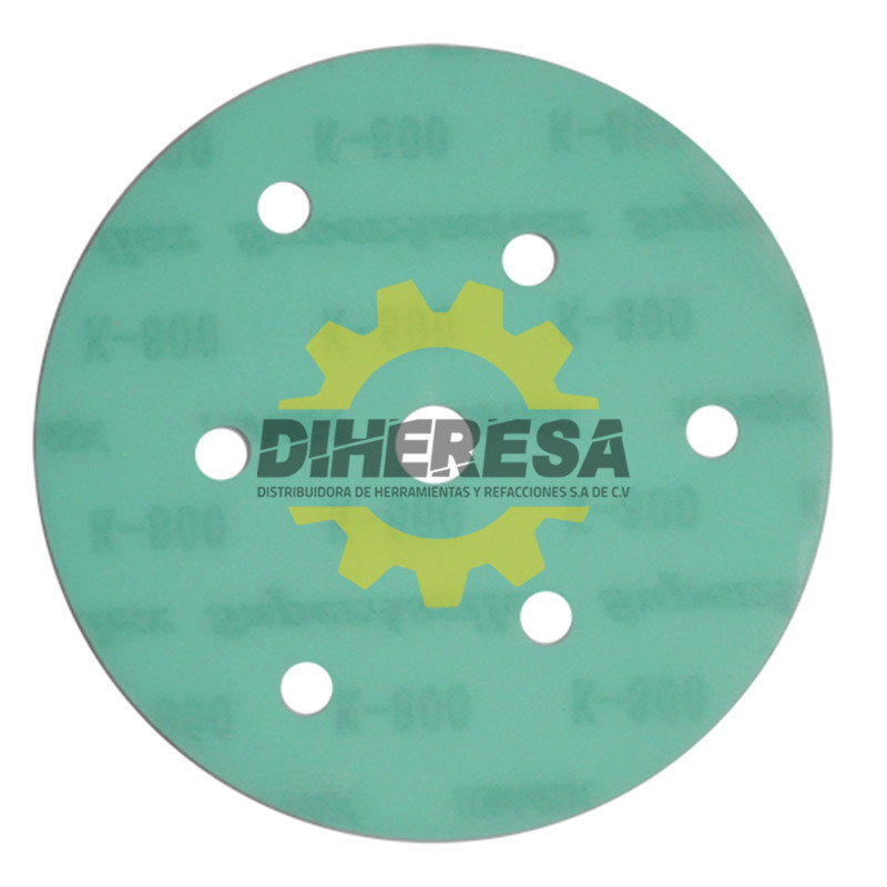 Austromex 3261 Disco de lija SUPER ASSILEX de 125mm de diámetro con 7 hoyos, grano 600K. Austromex 3261 Disco de lija SUPER ASSILEX de 125mm de diámetro con 7 hoyos, grano 600K.