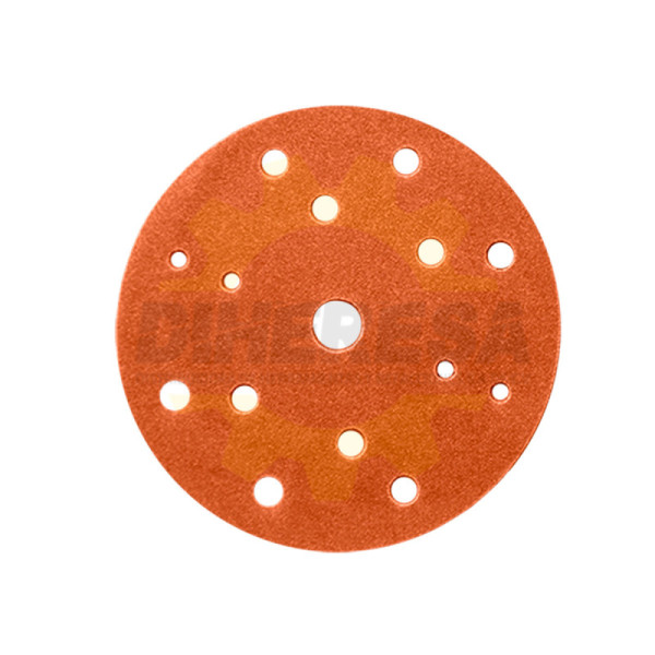 Austromex 3283 Disco De Lija Perforado Assilex 152 Mm Café G240