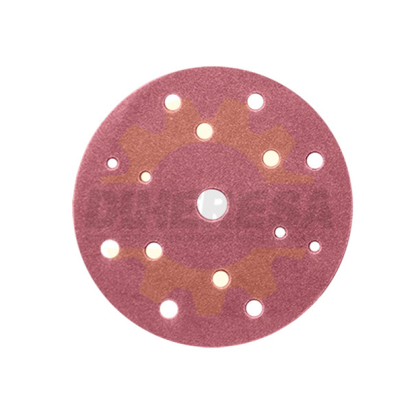 Austromex 3293 Disco De Lija Perforado Assilex 152 Mm Rosa G1500