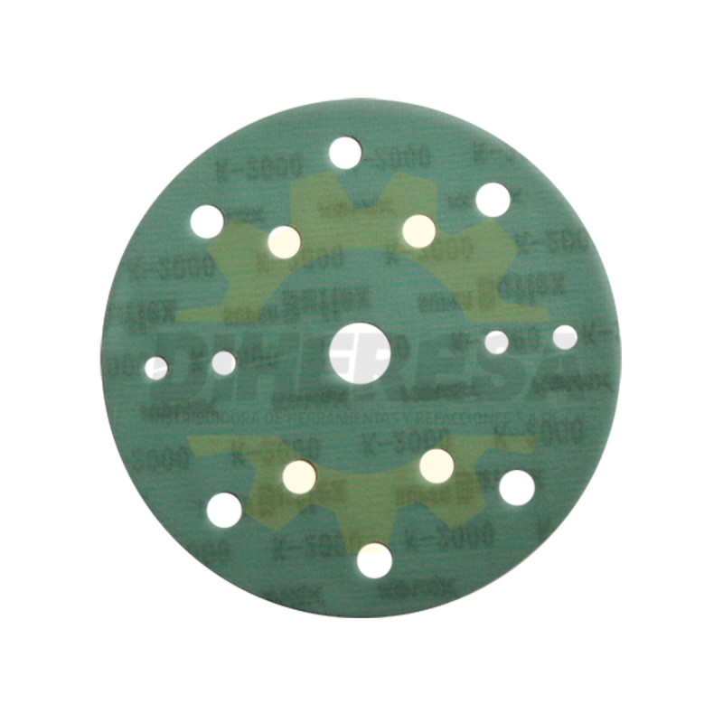 Austromex 3294 Disco De Lija Perforado Buflex 152 Mm Verde G2000 Austromex 3294 Disco De Lija Perforado Buflex 152 Mm Verde G2000
