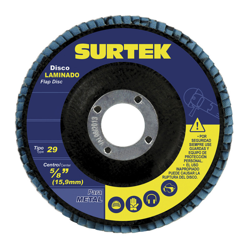DLZ7012 SURTEK Disco laminado 7" grano 120 Surtek | DIHERESA DLZ7012 SURTEK Disco laminado 7" grano 120 Surtek | DIHERESA