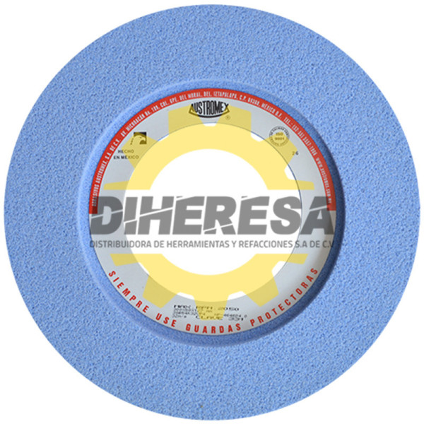 Austromex 331 Rueda azul vitrificada para rectificado de acero