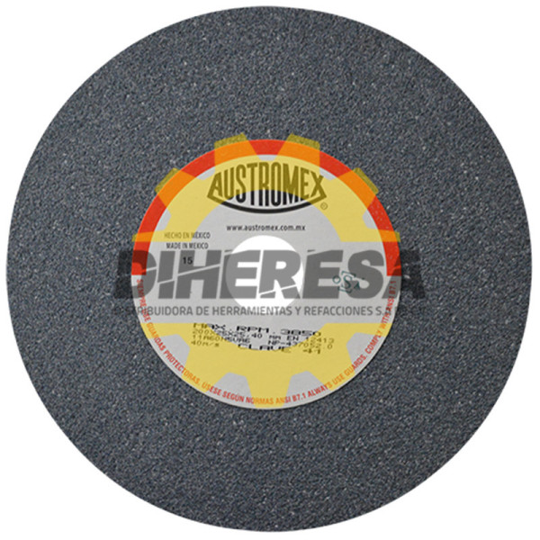 Austromex 41 Rueda abrasiva vitrificada para esmerilado de metal