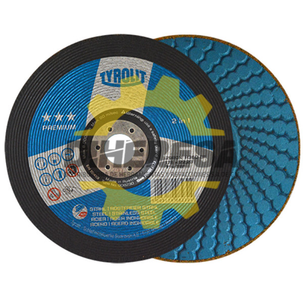 Austromex 4241 Disco Ronderller Tyrolit de 178 x 22.23mm, 2 en 1