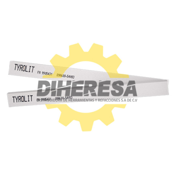 Austromex 4284 Lima plana Tyrolit de 13 x 6 x 150 mm, grano 600
