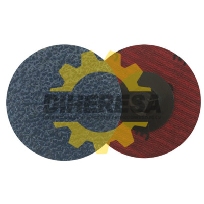 Austromex 4630 Disco de lija de cambio rápido (SPIN-ON) con zirconio azul grano 36.