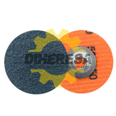 Austromex 4641 Disco de lija de cambio rápido (SPIN-ON) con zirconio azul grano 50.
