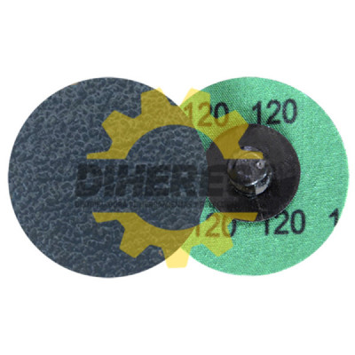 Austromex 4653 Disco de lija de cambio rápido (ROL-OK) con zirconio azul grano 120