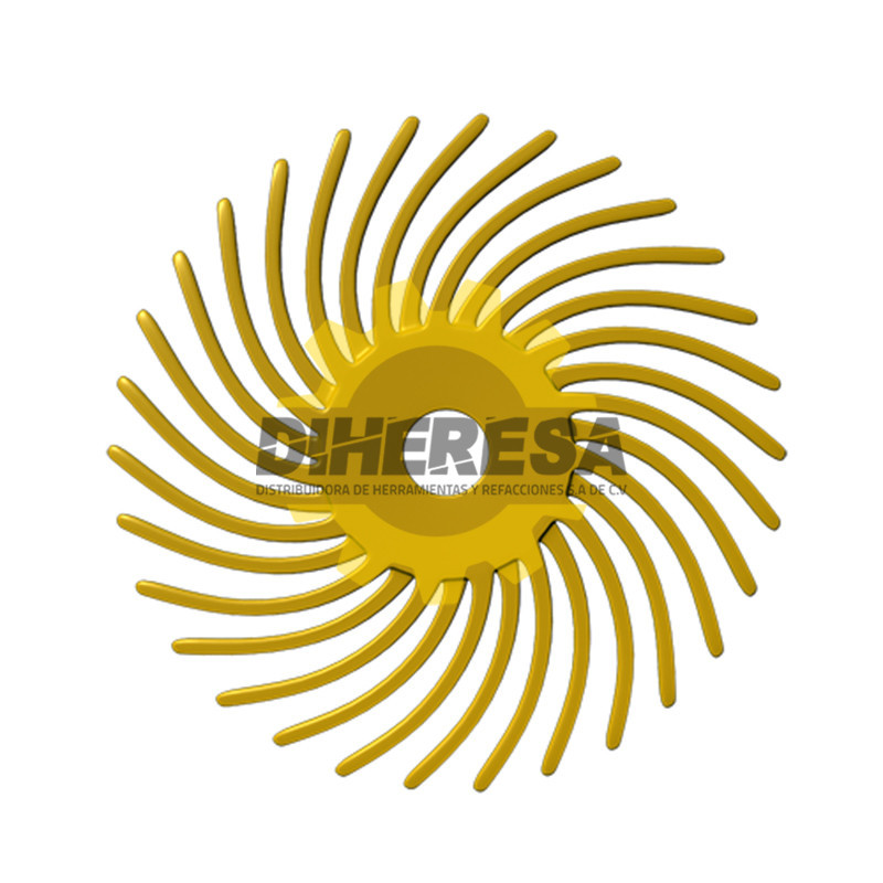Austromex 4813 Disco radial termoplástico de 25.4 mm de diametro color amarillo. Austromex 4813 Disco radial termoplástico de 25.4 mm de diametro color amarillo.