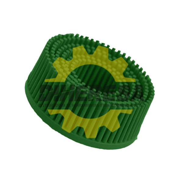 Austromex 4842 Cepillo radial termoplastico de 51 mm de diametro color verde oscuro con sistema de sujeción ROL - OK.