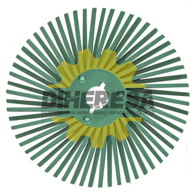 Austromex 4848 Disco radial termoplastico de 76 mm de diametro color verde oscuro. Austromex 4848 Disco radial termoplastico de 76 mm de diametro color verde oscuro.