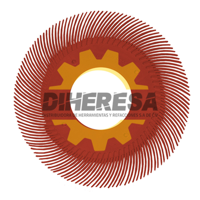 Austromex 4866 Disco radial termoplastico de 150 mm de diametro color rojo. Austromex 4866 Disco radial termoplastico de 150 mm de diametro color rojo.