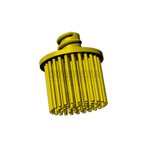 Austromex 4871 Cepillo Radial Termoplastico 200x25.4 Mm G80 Amarillo