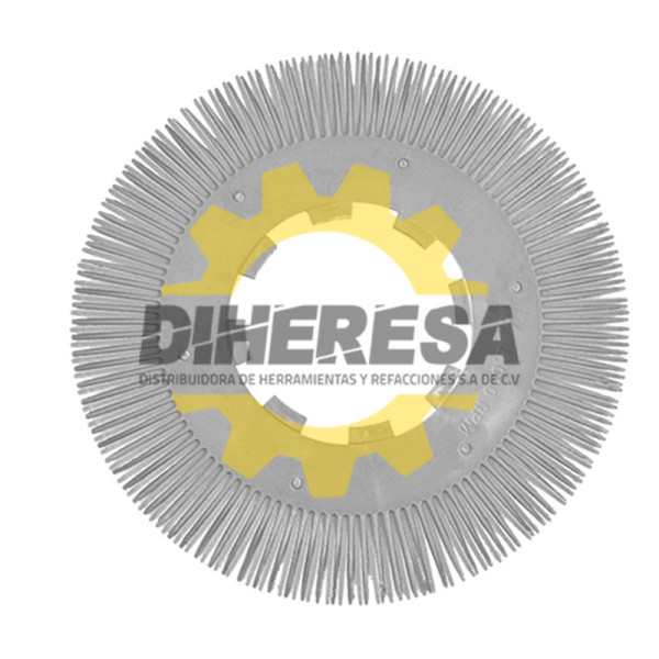 Austromex 4875 Disco radial termoplastico de 200 mm de diametro color blanco.