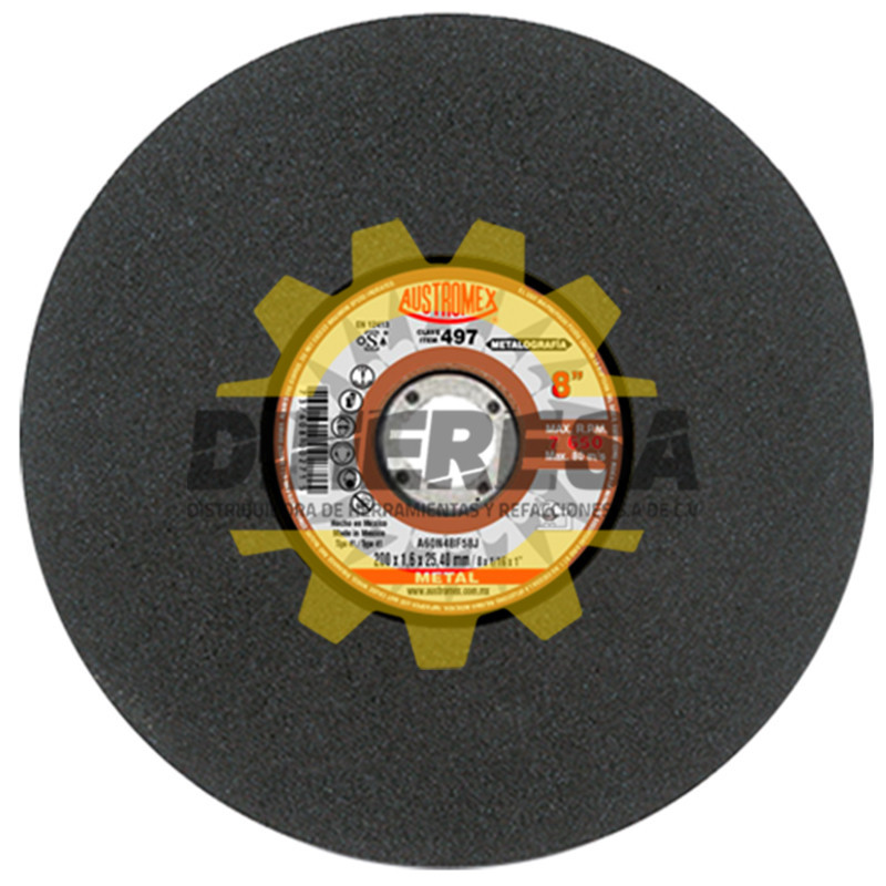Austromex 497 Disco para pruebas metalográficas Austromex 497 Disco para pruebas metalográficas