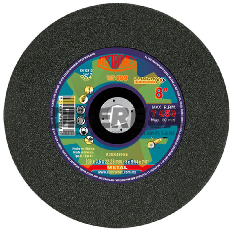 Austromex 499 Disco para corte de metal