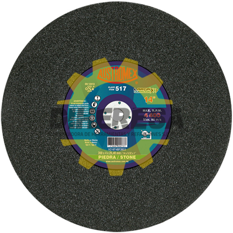 Austromex 517 Disco para corte de piedra Austromex 517 Disco para corte de piedra