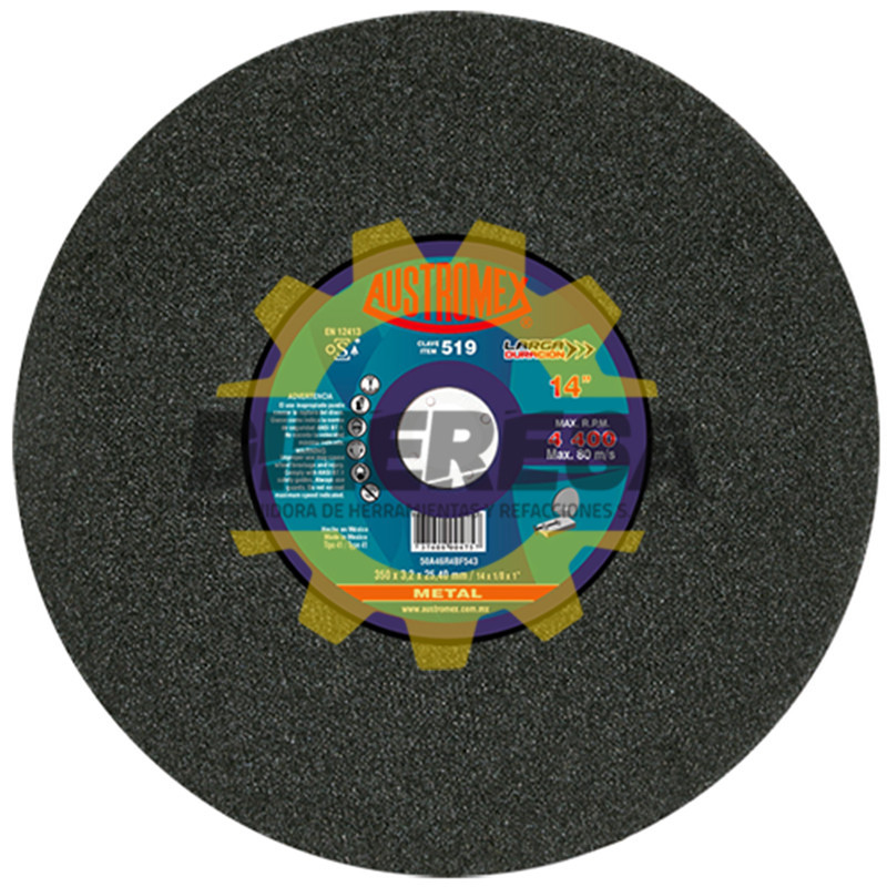 Austromex 519 Disco para corte de metal Austromex 519 Disco para corte de metal