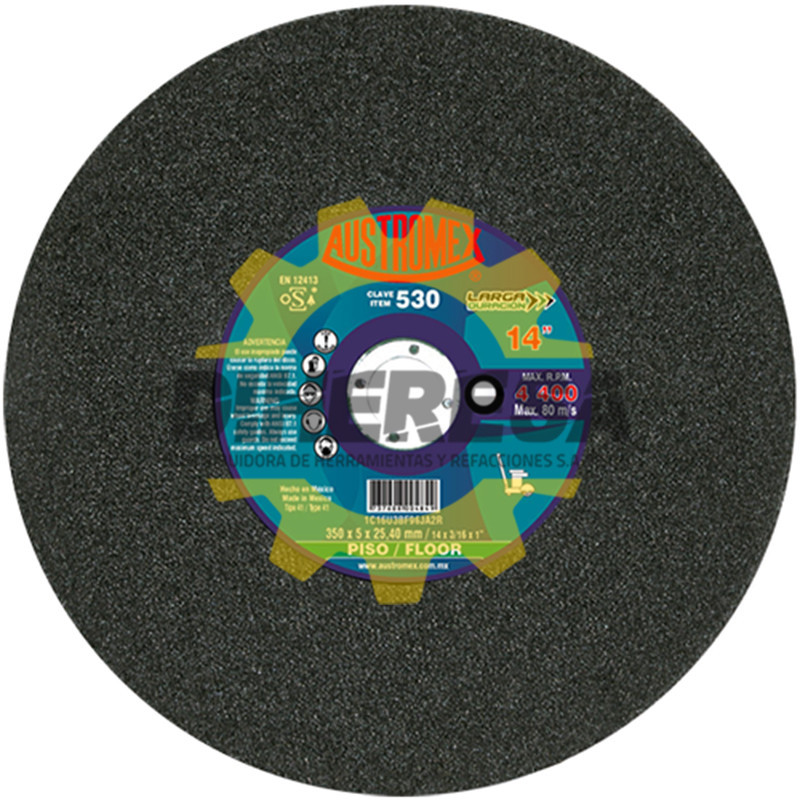 Austromex 530 Disco para corte de piedra (concreto viejo) Austromex 530 Disco para corte de piedra (concreto viejo)