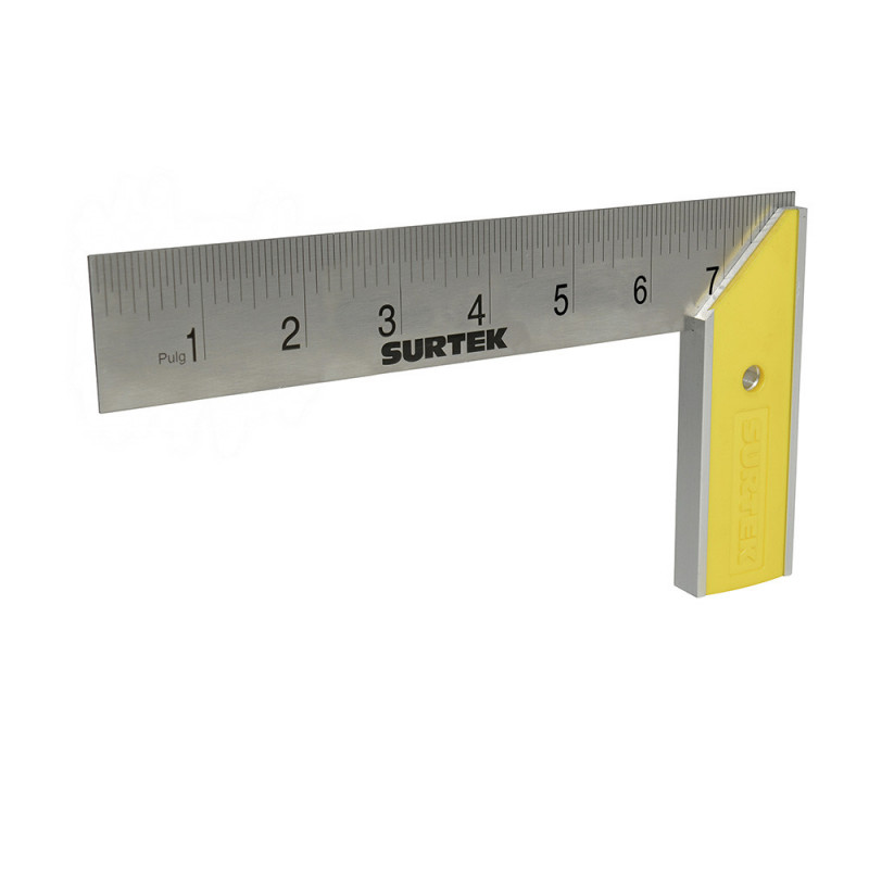 122251 SURTEK Escuadra de carpintero 8" Surtek | DIHERESA 122251 SURTEK Escuadra de carpintero 8" Surtek | DIHERESA