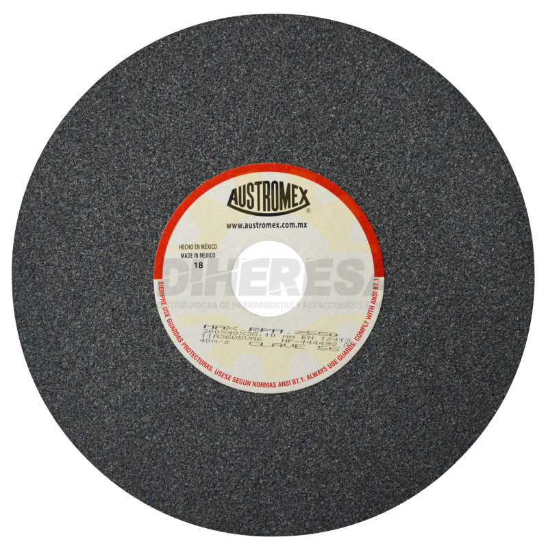 Austromex 56 Rueda abrasiva vitrificada para esmerilado de metal Austromex 56 Rueda abrasiva vitrificada para esmerilado de metal