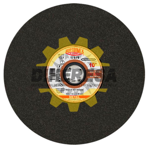 Austromex 579 Disco para pruebas metalográficas (mediano)