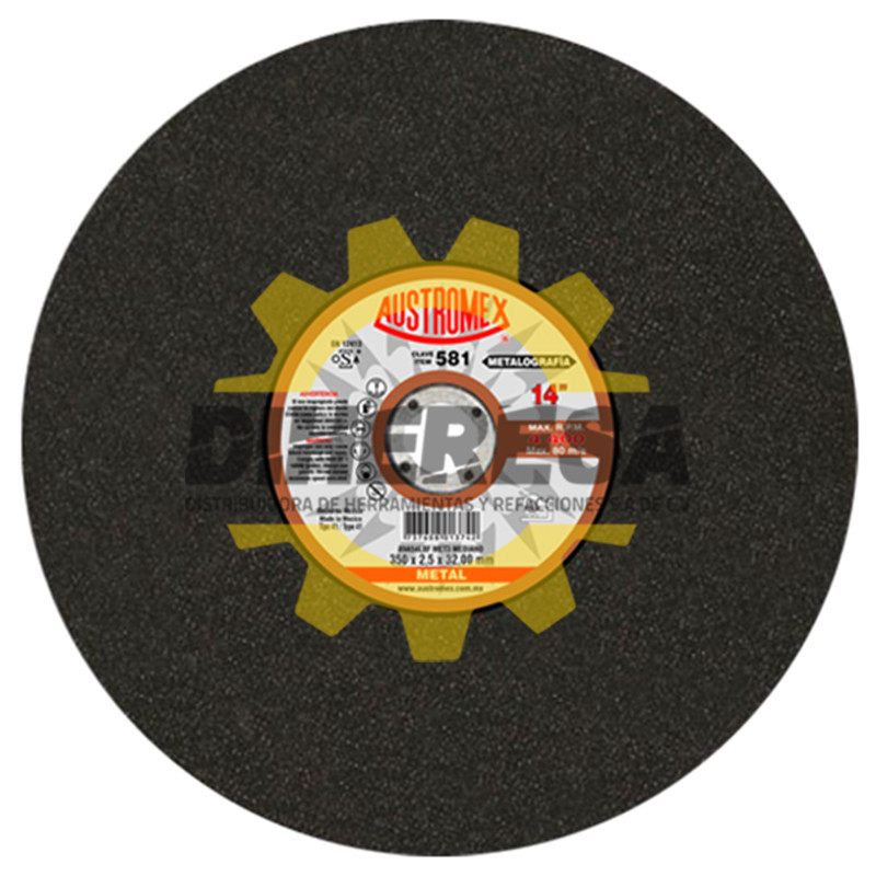 Austromex 581 Disco para pruebas metalográficas (mediano) Austromex 581 Disco para pruebas metalográficas (mediano)