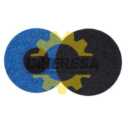 Austromex 649 Disco de fibra de cambio rápido azul Grano fino