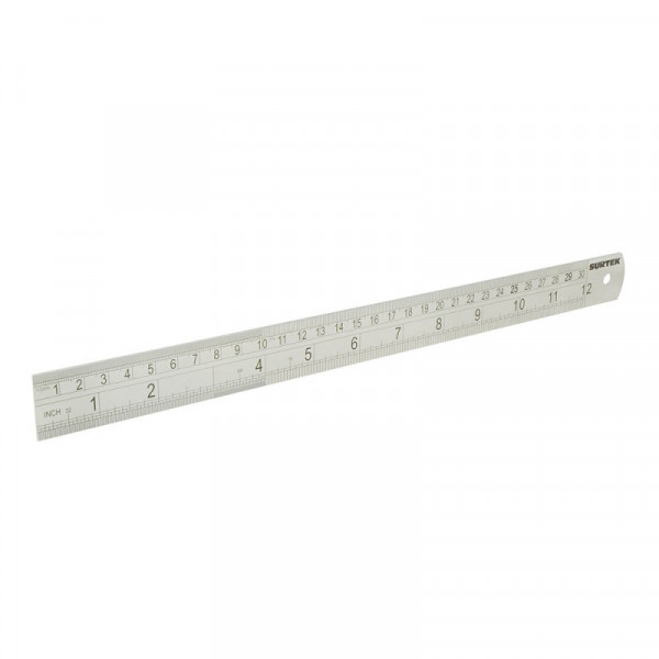 122211 SURTEK Regla de acero inoxidable 12" Surtek | DIHERESA