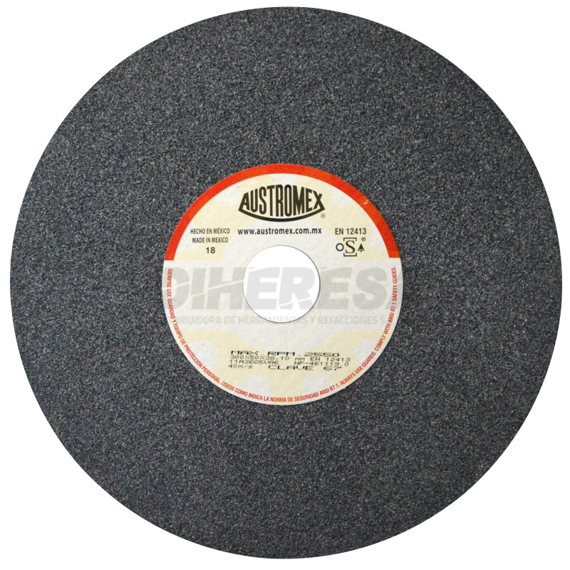 Austromex 67 Rueda abrasiva vitrificada para esmerilado de metal Austromex 67 Rueda abrasiva vitrificada para esmerilado de metal