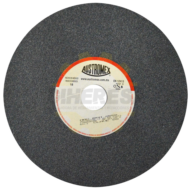Austromex 68 Rueda abrasiva vitrificada para esmerilado de metal Austromex 68 Rueda abrasiva vitrificada para esmerilado de metal
