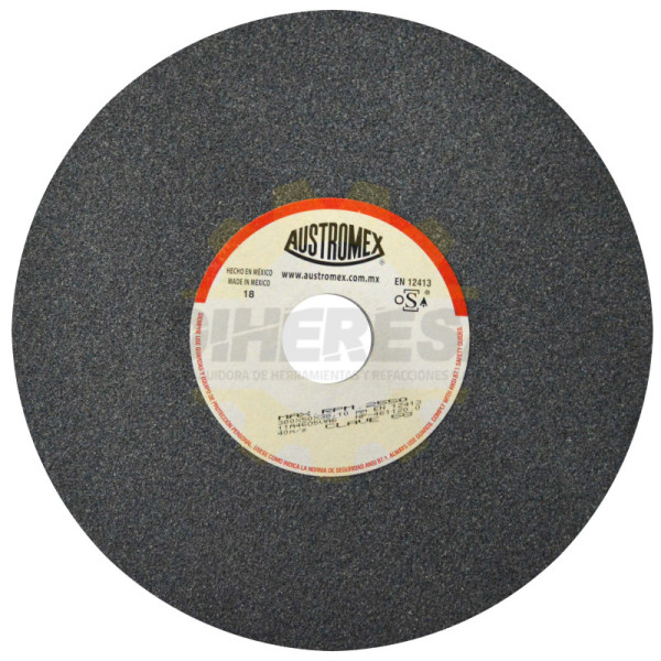 Austromex 68 Rueda abrasiva vitrificada para esmerilado de metal