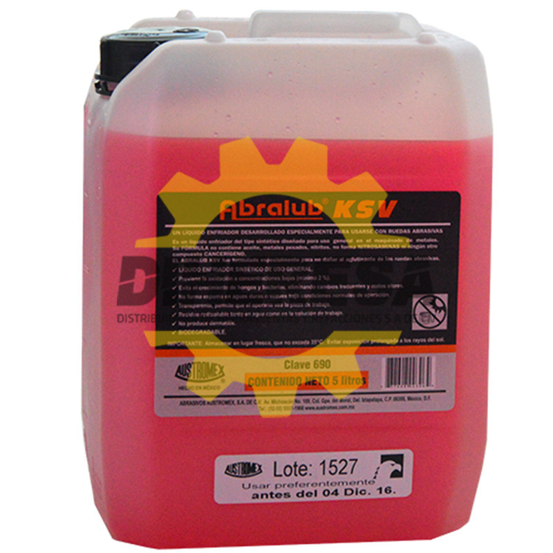 Austromex 690 Líquido enfriador Abralub Garrafa 5 L Austromex 690 Líquido enfriador Abralub Garrafa 5 L
