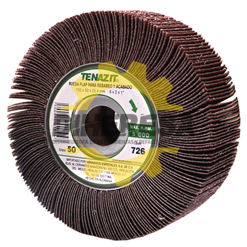 Austromex 726 Rueda flap Tenazit Premium grano 50 Austromex 726 Rueda flap Tenazit Premium grano 50