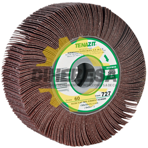 Austromex 727 Rueda flap Tenazit Premium grano 60
