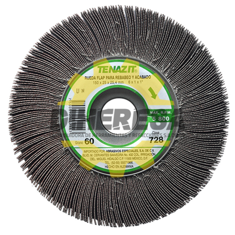 Austromex 728 Rueda flap Tenazit Premium grano 60 Austromex 728 Rueda flap Tenazit Premium grano 60