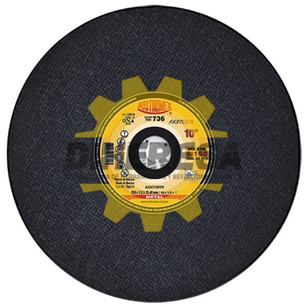 Austromex 736 Disco para corte de metal