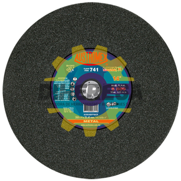 Austromex 741 Disco para corte de metal