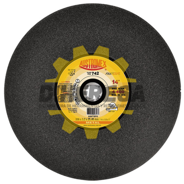 Austromex 742 Disco para corte de metal (sólidos)