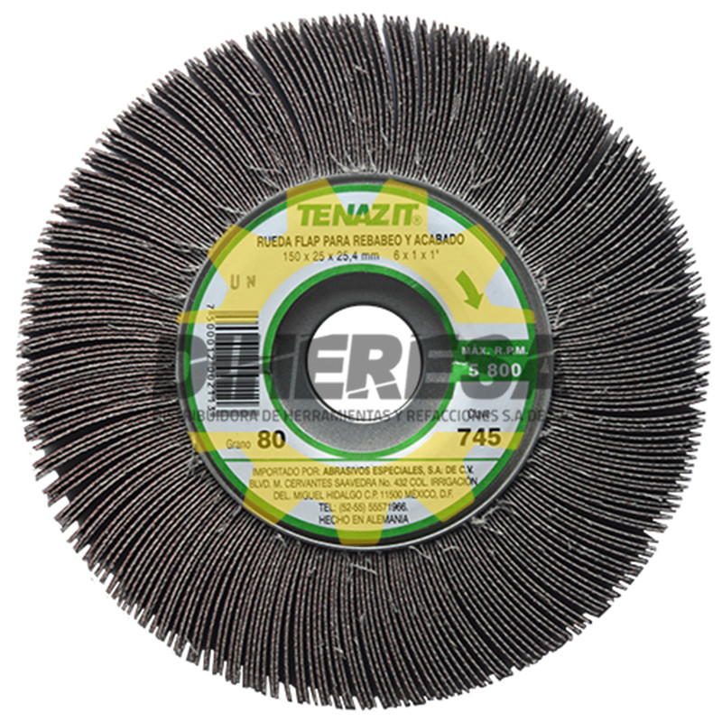 Austromex 745 Rueda flap Tenazit Premium grano 80