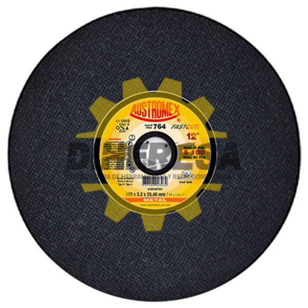 Austromex 764 Disco para corte de metal (sólidos)
