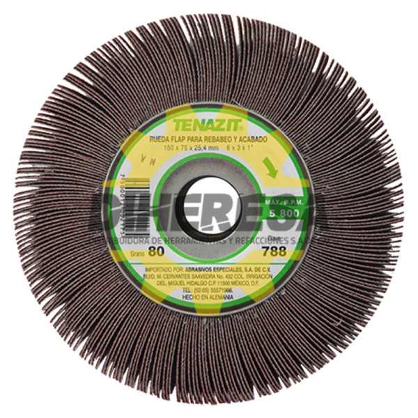 Austromex 788 Rueda flap Tenazit Premium grano 80